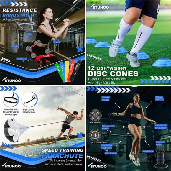 Agility Training Equipment Set | Soccer Training Equipment for Kids - Picture 4 of 6